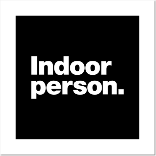 Indoor person. Posters and Art